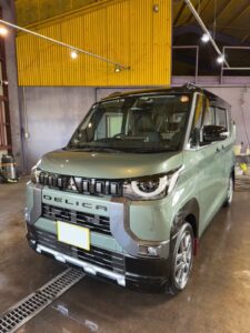 #SENSHAKOBO#洗車工房#鹿児島#桜島#火山灰に負けない#カーコーティング#純水#洗車#メンテナンス#ガラスコーティング#ホイールコーティング#ボディ磨き#新車コーティング#デリカミニ#鹿屋カーコーティング#隼人カーコーティング#姶良カーコーティング
