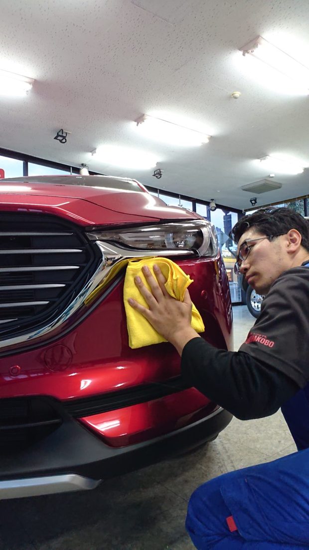 洗車工房 福永店長の手仕事