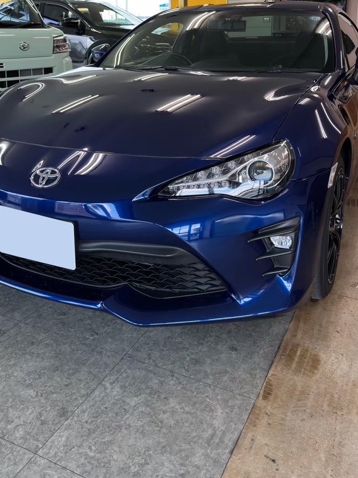 施術後の愛車