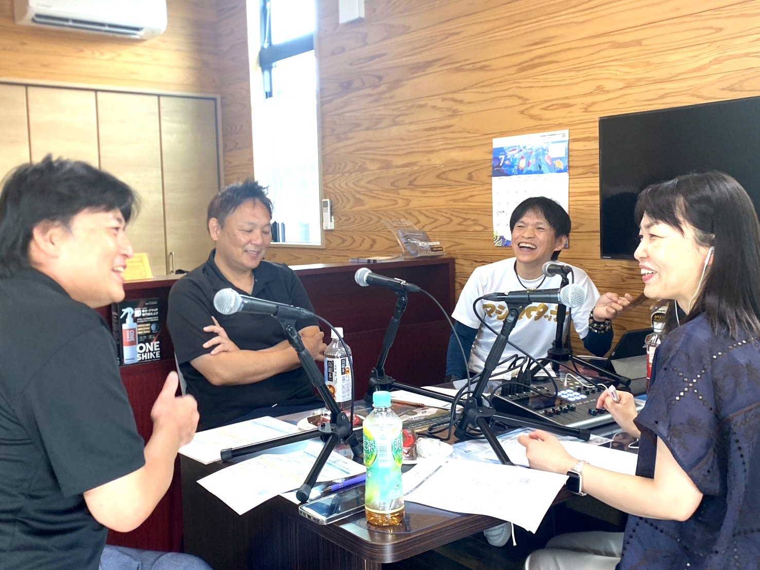 FMきりしま。今日は4回分を収録しました