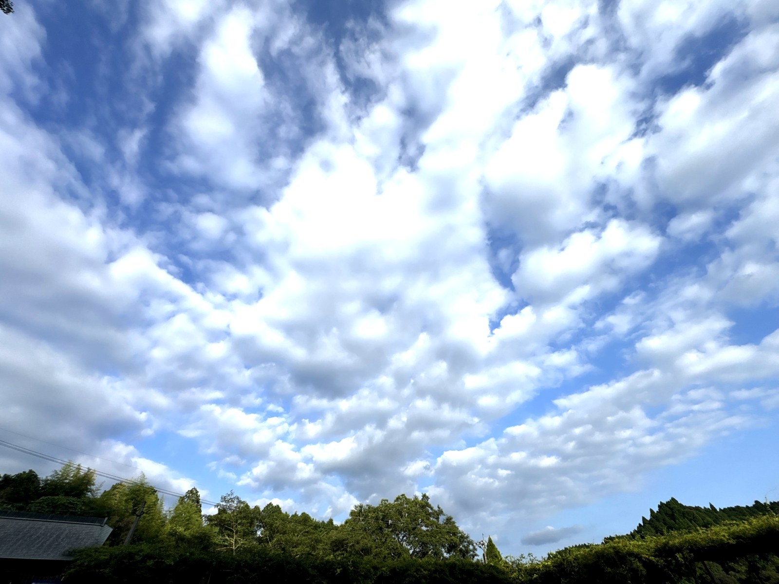 空いっぱいの雲